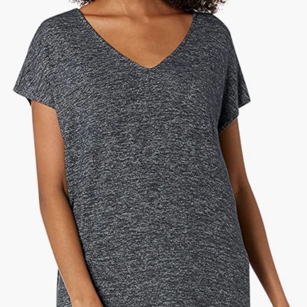 Daily Ritual Women's Oversized Cozy Knit Dolman-Sleeve V-Neck Tunic XXL